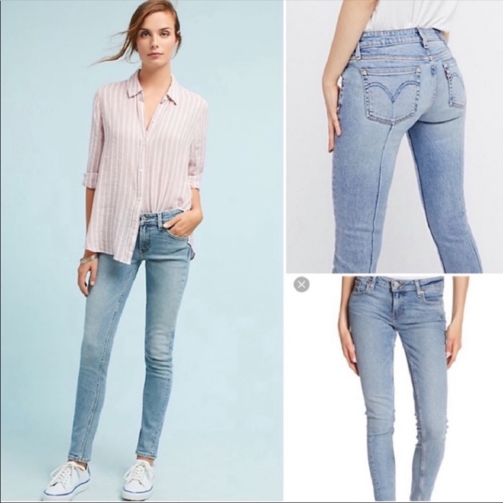Levi’s | Altered 711 Skinny Jeans Light Wash